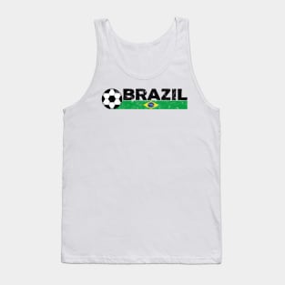 Brazil Football Fan. Brazil Soccer Design Tank Top